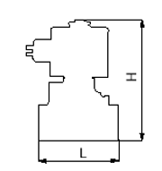 Dimensional drawing：DP-10D