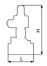 Dimensional drawing：DP-12C