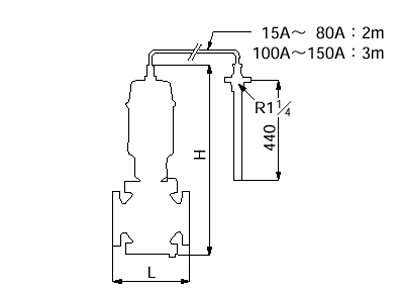 Dimensional drawing：OB-2