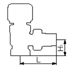 Dimensional drawing：FV-2A
