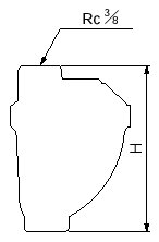 Dimensional drawing：TA-2C