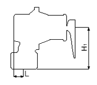 Dimensional drawing：AL-52F-95