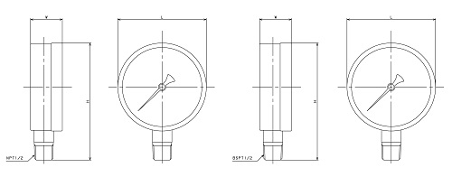 Dimensional drawing：PG-2
