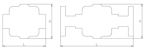 Dimensional drawing：TSF-10S, 10SF
